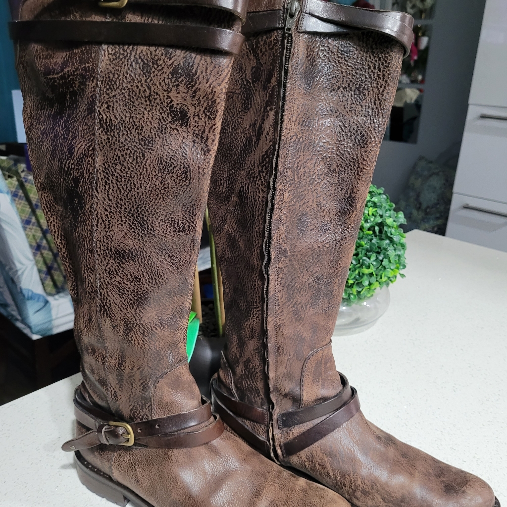 Henry Beguelin Riding Brown Leather Boots